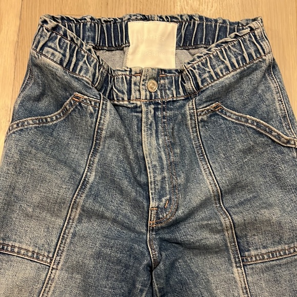 MOTHER High-Rise Elastic Waist Mom Jeans - Picture 3 of 10